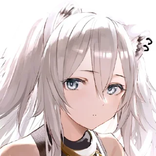 😔 emoji Shishiro Botan Telegram sticker 12 of 73