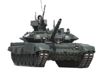 Sticker from Soviet/Russian tanks