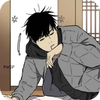 👄 emoji эм ну да Telegram sticker 24 of 112