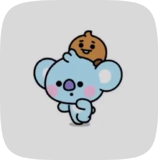 Sticker from BT21 ARMY😁⭐️