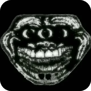 🫥 emoji ТРОЛФЕЦС МЕЛСТРО Telegram sticker 9 of 20