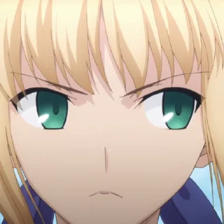 😠 emoji Artoria (Saber) UBW @ciseauxx Telegram sticker 23 of 47
