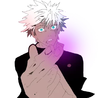 👍 emoji Gojo satoru/Sukuna Telegram sticker 2 of 18