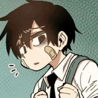 😟 emoji Suicidal boy Telegram sticker 5 of 53