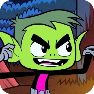 😈 emoji Beast Boy ➩ @Earth928B Telegram sticker 17 of 50