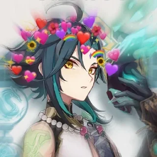 😒 emoji Сяо~ Telegram sticker 11 of 74