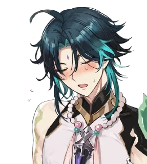 🥵 emoji Сяо Telegram sticker 22 of 29