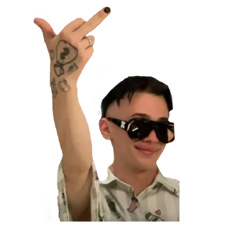 🖕 emoji муд милохин 💅 Telegram sticker 24 of 38