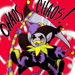 🤡 emoji CHAOS! CHAOS! Telegram sticker 19 of 51