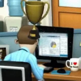 🏆 emoji Office Jerk Telegram sticker 24 of 32