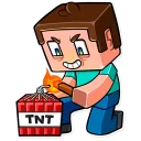 😈 emoji Minecraft Telegram sticker 22 of 35