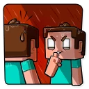 🤫 emoji Minecraft Telegram sticker 19 of 35
