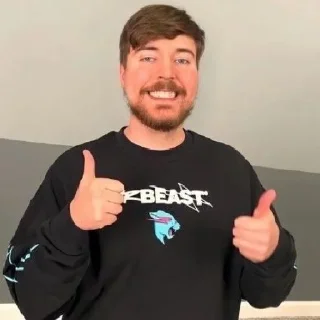 Sticker from mrbeast