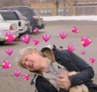 ❤️ emoji АМОРАЛЬНЫЕ 1D Telegram sticker 11 of 105