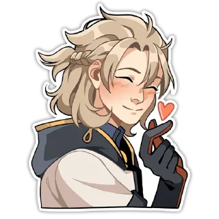 Sticker from Albedo (by @elenven.art)