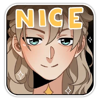Sticker from Albedo (by @elenven.art)