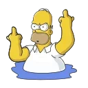 🖕 emoji Simpsons (@TgSticker) Telegram sticker 1 of 8