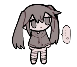 😐 emoji ichimaru @dangokimochi Telegram sticker 18 of 37