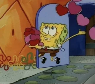 Sticker from Cute SpongeBob💋🧽