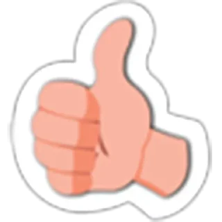 👍 emoji Больше стиков тут: @stikery4 Telegram sticker 5 of 52