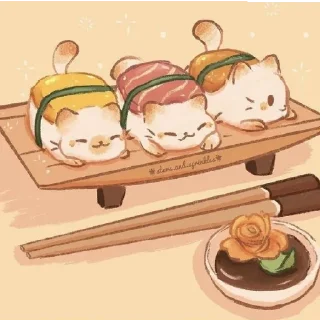 Sticker from ෆ Котик там, Котик здесь ෆ