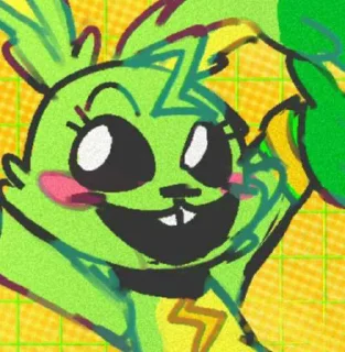 😄 emoji HOPPYY~ ➡️ @Ctikerubot Telegram sticker 8 of 120