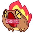 🤬 emoji Disgruntled Toad Telegram sticker 8 of 33