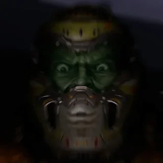 ⭐ emoji - doom slayer. Telegram sticker 12 of 62