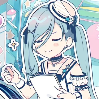 😏 emoji Шизуку ➡️ @Ctikerubot Telegram sticker 3 of 35