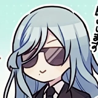 🥸 emoji Шизуку ➡️ @Ctikerubot Telegram sticker 13 of 35