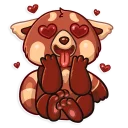 😍 emoji Ricky Panda Telegram sticker 7 of 31