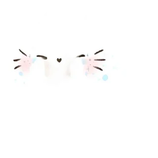 🐰 emoji ૮꒰ 𑁤 ᴗ . ᴗ ꒱𑁤 @cuteworldim  ෆ Telegram sticker 11 of 27
