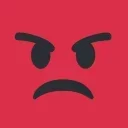 😡 emoji @round_stickers Telegram sticker 22 of 37