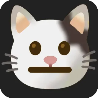 😐 emoji Beluga🤍🤎 @Di_you_love_me создатель Telegram sticker 1 of 18