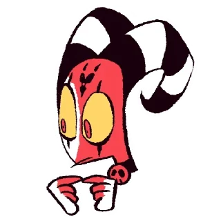 😳 emoji Blitzo ➡️ @HazbinHotelStickers Telegram sticker 2 of 15
