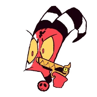 😤 emoji Blitzo ➡️ @HazbinHotelStickers Telegram sticker 12 of 15