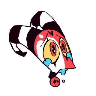 😭 emoji Blitzo ➡️ @HazbinHotelStickers Telegram sticker 14 of 15