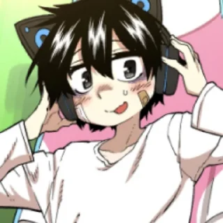 😄 emoji Чах и Ях. @anime_stickers_39 Telegram sticker 9 of 33