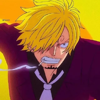 😡 emoji Sanji Wano Telegram sticker 14 of 50