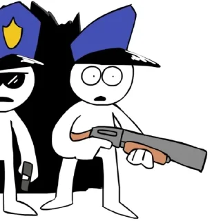 🤪 emoji shotgun man | @romaeen | CHAKA CHAKA PAAAAAAAW Telegram sticker 10 of 85