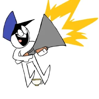 🤪 emoji shotgun man | @romaeen | CHAKA CHAKA PAAAAAAAW Telegram sticker 18 of 85