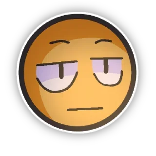 😐 emoji 💕Стики тут: @sekstick Telegram sticker 19 of 24