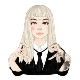 Sticker from Вилкой в глаз или в попу раз - @violetthilsfan