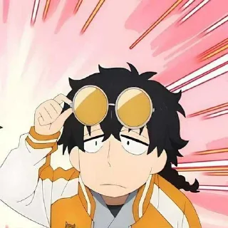 😎 emoji Genzi Tomiyama Telegram sticker 15 of 28