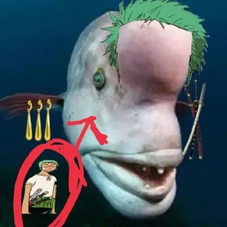 🐟 emoji Писька яйца @sozdat_stikery_bot Telegram sticker 2 of 26