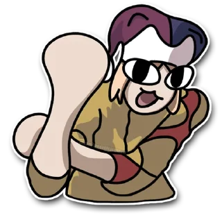 😎 emoji <Дvач: Элитный Реzерv> Telegram sticker 8 of 13