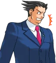 Sticker from Phoenix Wright HD