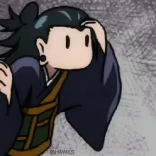 😶 emoji Стикеры @anime_sticks Telegram sticker 5 of 50