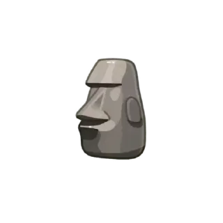 🗿 emoji Больше стикеров 👉🏻 @stickertg4 Telegram sticker 15 of 116
