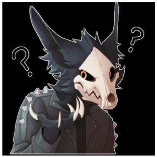 🤨 emoji delsin WOLF 🐺 Telegram sticker 5 of 26